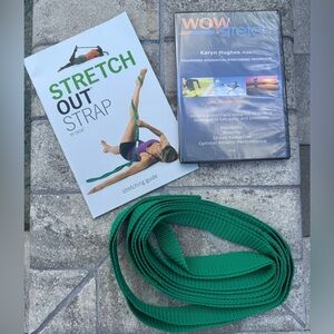 The Original Stretch Out Strap with Exercise Book And DVD by OPTP New!